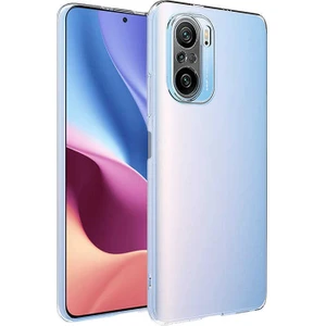 Xiaomi Redmi K40 Kılıf Süper Silikon Kapak-Renksiz
