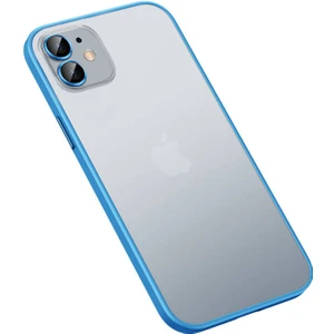 ZORE Apple iPhone 12 Pro Max Kılıf Retro Kapak-Mavi