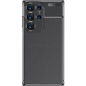 ZORE Samsung Galaxy S24 Ultra Kılıf Negro Silikon Kapak-Siyah