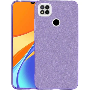 Alan Tech Xiaomi Redmi 9c Kılıf Zore Shining Silikon-Mor