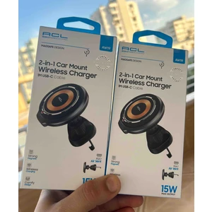 AW19 15W Magsefe Wireless Şarj Destekli Araç Içi Telefon Tutucu