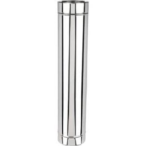 15 cm Çapında Paslanmaz Baca Borusu 1 Metre Uzunluk