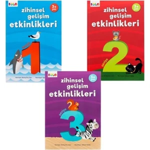 Zihinsel Gelişim Etkinlikleri 1. Seviye - Zihinsel Gelişim Etkinlikleri 2. Seviye - Zihinsel Gelişim Etkinlikleri 3. Seviye  3+ Yaş 3'lü Set