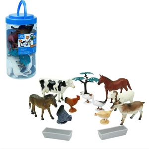 Vardem 23CM Kovada 13 Parça Çiftlik Hayvanları Seti