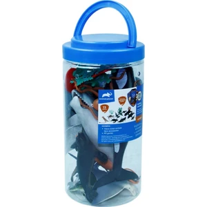 23CM Kovada 13 Parça Okyanus Hayvanları Seti