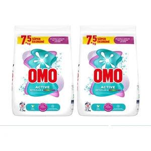 Active Beyazlar ve Renkliler Toz Deterjanı 7.5 kg x2