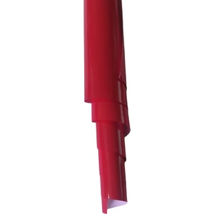Kırmızı Renk Dayanıklı Araç Motor Mobilya Kaplama Folyosu (126CM x 20 Cm)