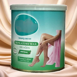 Beauty Secret Pudralı Konserve Sir Ağda 800 ml | Hassas Ciltler Için | Şekersizdir ESSU65
