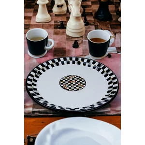 İnci Emaye 50 No Emaye Sini Sofra, Yemek Sunum Tepsi, Yer Sofrası Çinko ~48 cm