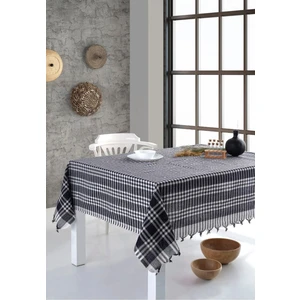 Pötikare Siyah Sofra Örtüsü 170X170
