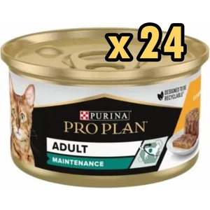 Pro Plan Tavuklu ve Sebzeli Yetişkin Kedi Konservesi 85 gr x 24 Adet