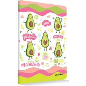 Çınar Defter A4 Okul Defteri 60 Yaprak Kareli Avakado Desenli