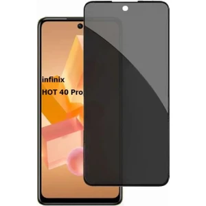 ECR MOBILE Infinix Hot 40 Pro ile Uyumlu Hayalet(Privacy) Esnek 9h Nano Kırılmayan Ekran Koruyucu