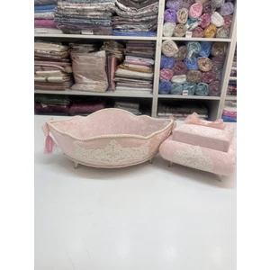 Melda Çeyiz 2'Li Havluluk Ve Tespihlik Seti