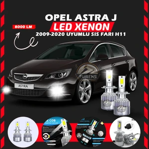 Opel Astra J 2009-2020 Sis Farı Uyumlu Şimşek Etkili LED Xenon Performance Series H11