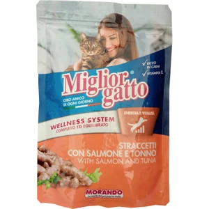 Miglior Gatto Somon & Tuna Parçalı Pouch 100Gr. 24'Lü