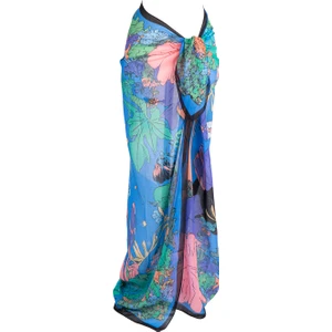 Aqua Berry Desenli Büyük Pareo 140X140 cm