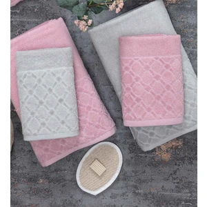 Vegas 6 Parça Kadife Kutulu Banyo Havlu Havlu Seti | Çeyiz Listesi | Banyo Havlusu | El Yüz Havlusu