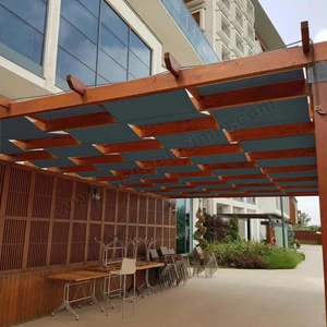 Size Ne Lazım Antrasit 70CM Enliler Su Geçirmez Dekoratif Gölgelik Battı Çıktı   1m (Boy)