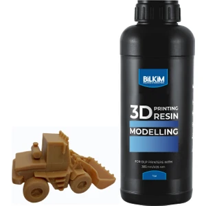 3D Endüstriyel Model Reçinesi - Kum Beji - 1 Lt