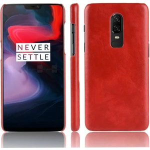 Mays Shop Oneplus 6 Için Retro Kılıf Retro Uyumluluk Koruyucu Kapak Lychee Anti (Yurt Dışından)