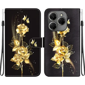 Tecno Spark 20 Pro Cüzdan Telefon Deri Kapak (Yurt Dışından)