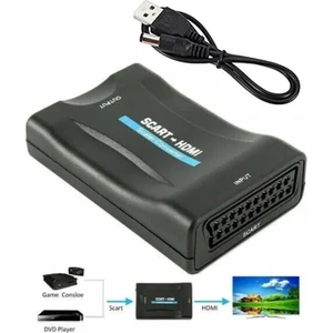 3016 Scart To HDMI Av Video Tv Dönüştürücü Çevirici Adaptör Converter