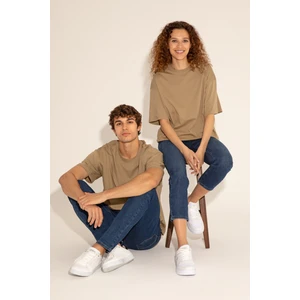 U.S. Polo Assn. Erkek Haki Tişört 50294216-VR027