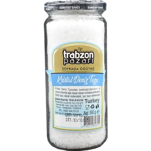Trabzon Pazarı Doğal Rafinesiz, Iyotsuz Kristal Deniz Tuzu 1 kg