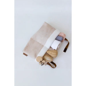 Pratik Askı Organizer Bebek Arabası Beşik Kenar Fluffy Organizer Solid Bej
