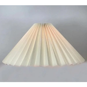 Modern Tasarım Umbrella Şapka Abajur Lambader Avize Şapkası Krem 35  cm  Çap Evine Yenilik Kat