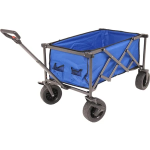 Katlanır Vagon Plaj ve Kamp Arabası Fren Sistemli Koruma Kılıflı Kalın Tekerlekli