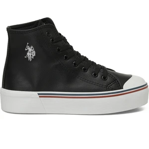 U.S. Polo Assn.  Penelope Hıgh P Wt 4Pr Siyah Kadın Sneaker Bot