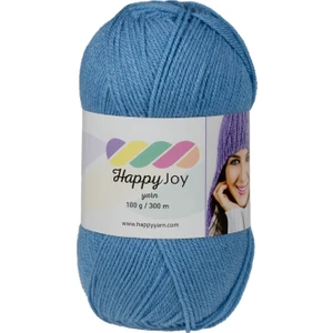 Kürkçü Han Happy Joy 100GR 300M El Örgü Ipi Açık Turkuaz HJ080