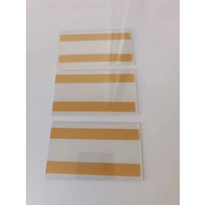 Cys Etiket Cys- 4060 Şeffaf Çift Bantlı Ahşap,metal Raf Etiketlik 50'li Pk.