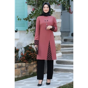 Aynur Tesettür Tesettür Takım Nilda Takım Krep Kumaş Büyük Beden Tesettür Abiye Elbise Tesettür Takım