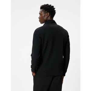 5WAM70041MK Koton Erkek Sweat Siyah