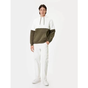 Kanguru Cepli Basic Şardonlu Pamuklu Oversize Kapşonlu Sweatshirt