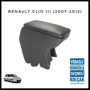 Clio 3 Vidasız Konsola Geçmeli Kolçak (2007-2012)