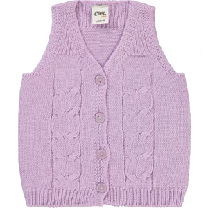 Civil Baby Bebek Triko Yelek 3-18 Ay Lila