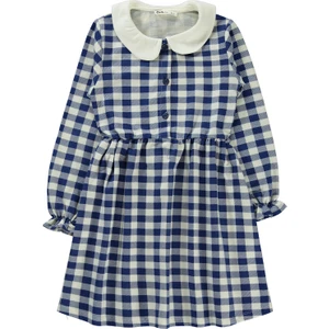 Civil Girls Kız Çocuk Elbise 6-9 Yaş Lacivert