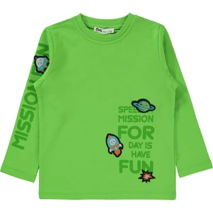Civil Boys Erkek Çocuk Sweatshirt 2-5 Yaş Neon Yeşil