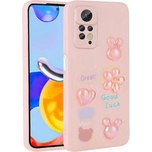 Techno Guru Redmi Note 12 Pro 4g Kılıf Kabartma Figürlü Parlak Zore Toys Silikon Kapak
