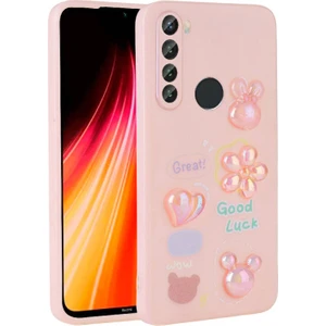 Techno Guru Redmi Note 8 Kılıf Kabartma Figürlü Parlak Zore Toys Silikon Kapak