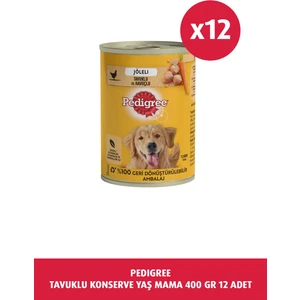 Tavuklu Konserve Yaş Mama 400 G  12X