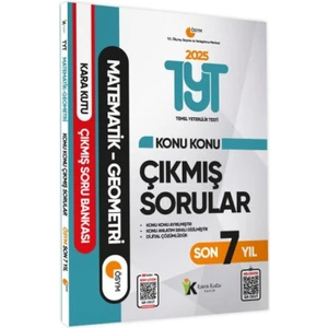 İnformal Yayınları 2025 YKS - TYT Matematik - Geometri Karakutu Konu Konu Çıkmış Soru Bankası