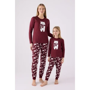 Ayıcık Baskılı Aile Pijama Takım, Ayrı Ayrı Fiyatlandırılır