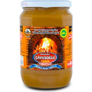 Bozkırlı Çavuşoğlu Odun Ateşinde Çifte Kavrulmuş Kepekli Bozkır Tahini 600G Cam Kavanoz