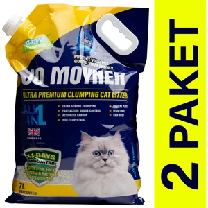 Jo Moyner Ultimate Aktif Karbonlu Antialerjik Ekstra Güçlü Topaklanan Tozsuz Doğal Kokusuz Kedi Kumu 2 Paket
