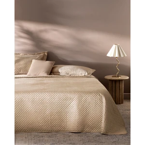 Madame Coco Boulogne Çift Kişilik Yatak Örtüsü - Toprak